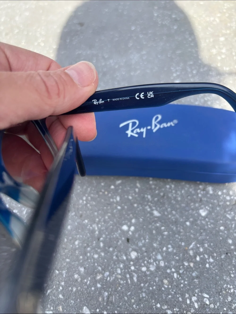 Ray-Ban Blue Fade Wayfarer prescription glasses